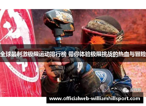 全球最刺激极限运动排行榜 带你体验极限挑战的热血与冒险